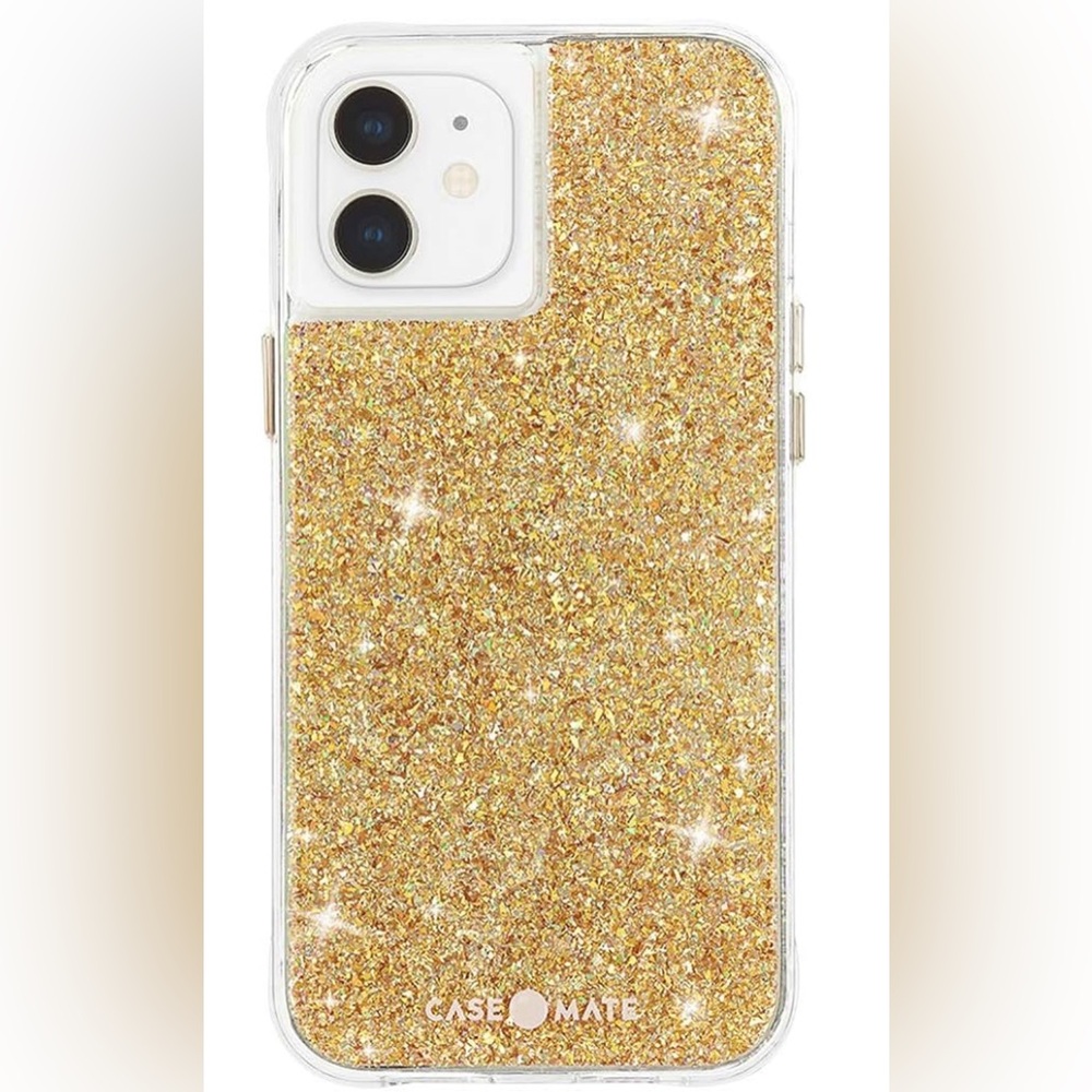 Case Mate Twinkle  Gold Apple iPhone Cell Phone Case NWT